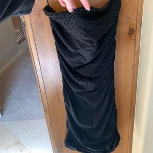 Strapless sexy dress